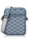 Men Signature Cooper Jacquard Flight Bag Denim