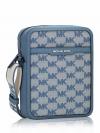 Men Signature Cooper Jacquard Flight Bag Denim