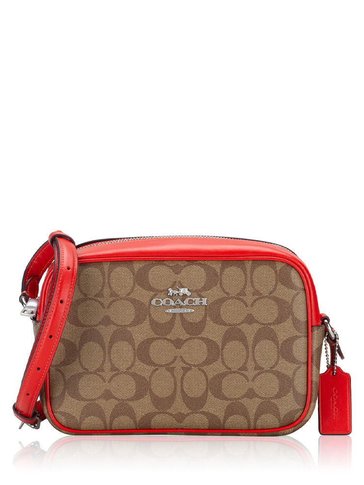 CR135 Signature Jamie Camera Bag Khaki Miami Red