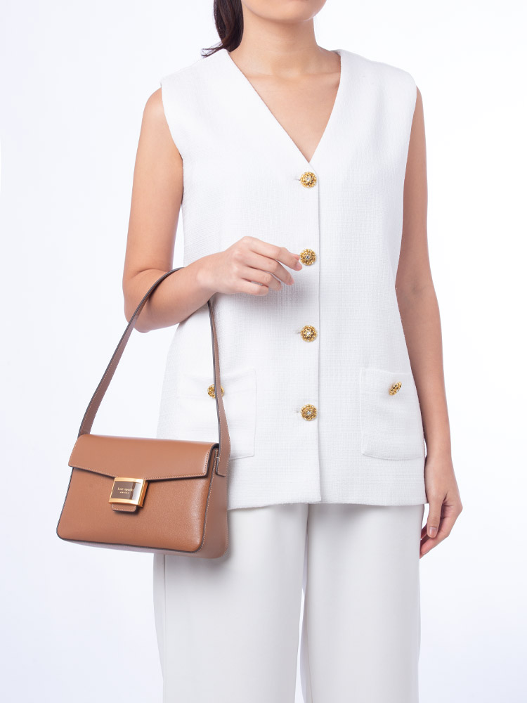 Katy Medium Shoulder Bag Allspice Cake