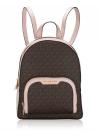 Signature Jaycee Medium Zip Pocket Backpack Powder Blush