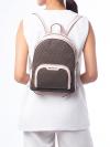 Signature Jaycee Medium Zip Pocket Backpack Powder Blush