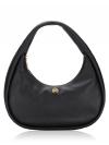 Kayla Crescent Shoulder Bag Black