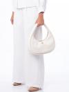 Kayla Crescent Shoulder Bag Meringue