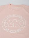 Logo Cotton T-Shirt Powder Blush Sz M