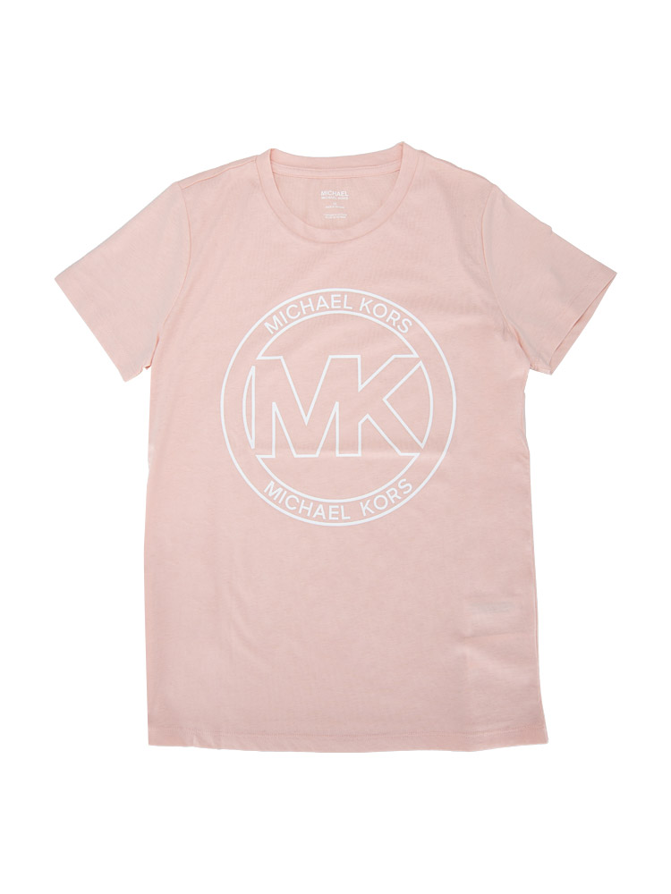 Logo Cotton T-Shirt Powder Blush Sz Xs