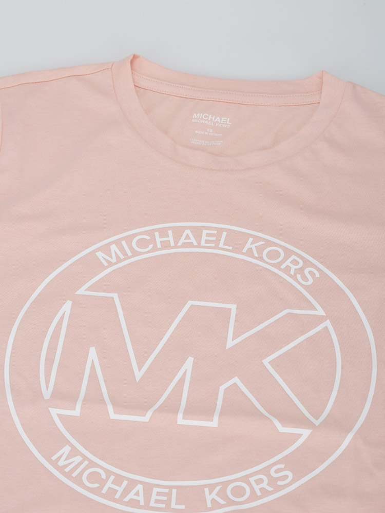 Logo Cotton T-Shirt Powder Blush Sz Xs