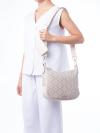 Signature Spade Flower Large Crossbody Dark Beige