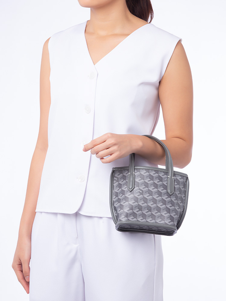 Monogram Russo Micro Tote Ash