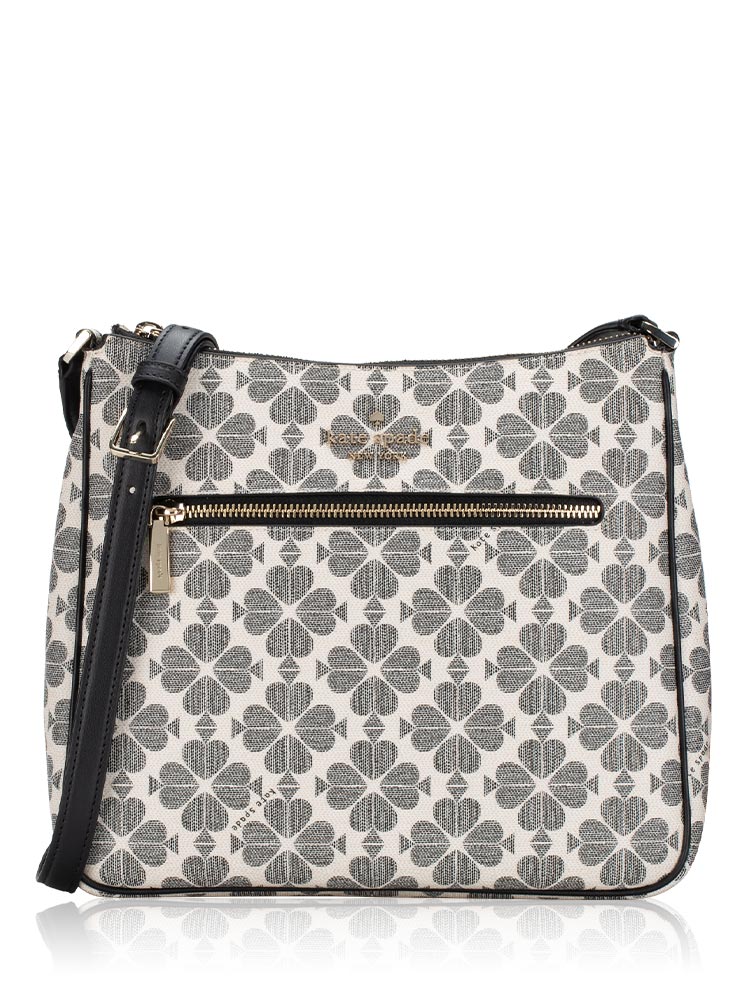 Signature Spade Flower Swingpack Black Multi