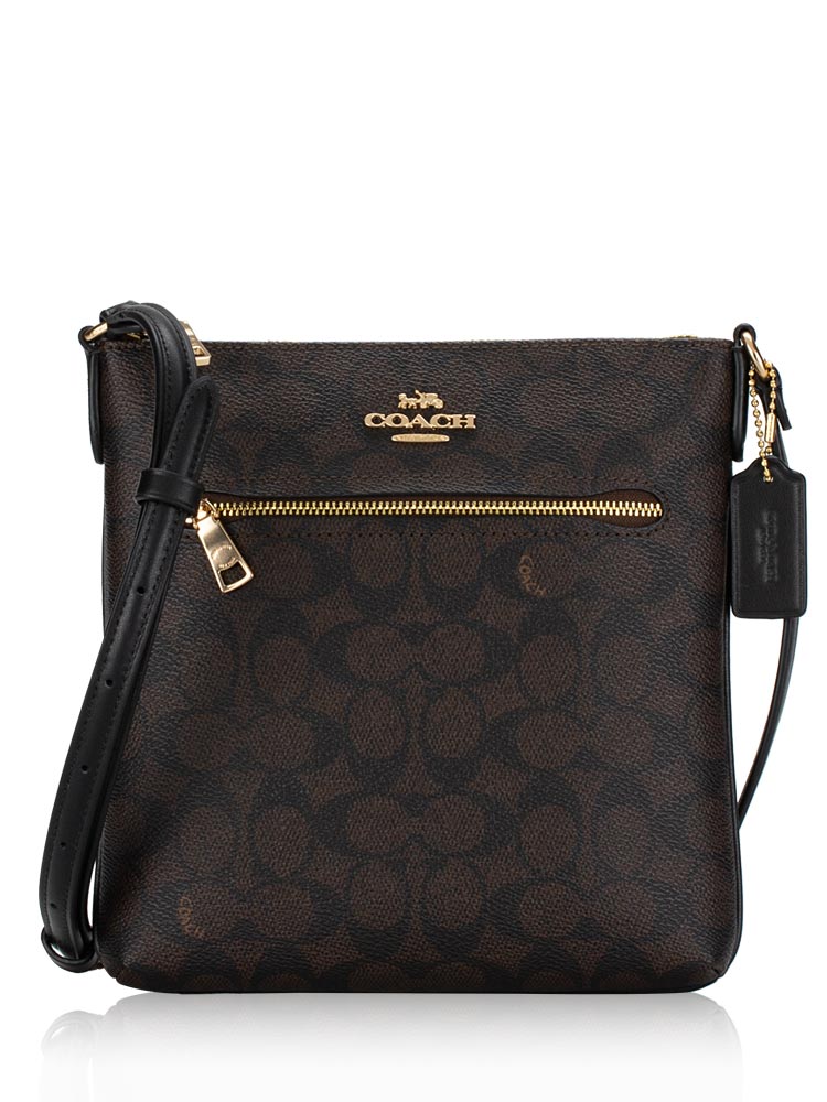 CW325 Signature Mini Rowan File Bag Walnut Black