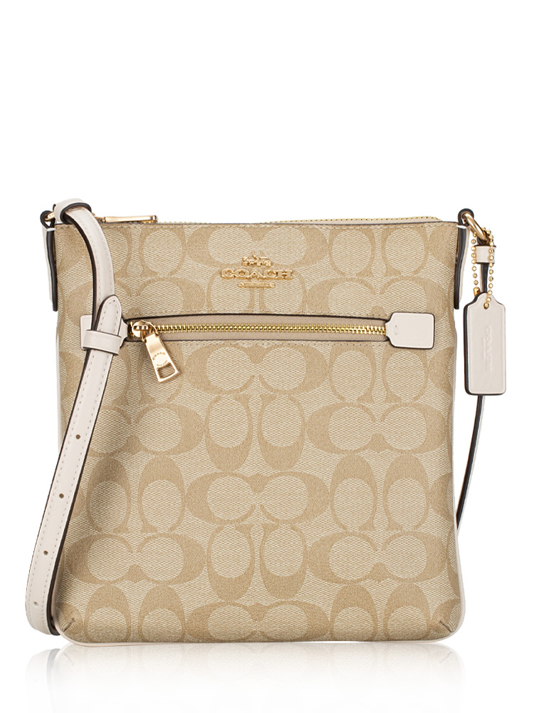 CF340 Signature Rowan Mini File Bag Light Khaki Chalk