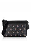 Men CT898 Signature Sailboat Print District Crossbody Charcoal Multi