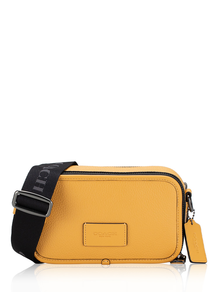 CM113 Wyatt Pebble Leather Crossbody Honeycomb