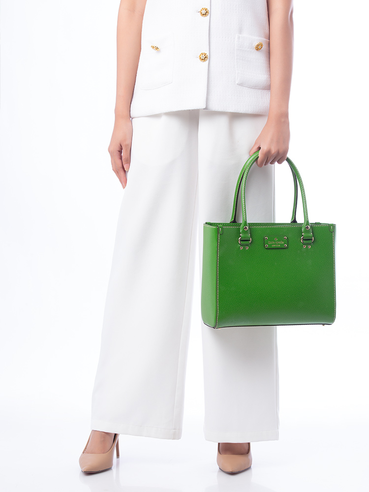 Wellesley Quinn Tote Emerald Green