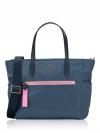 Chelsea Colorblock Medium Satchel Bluestone