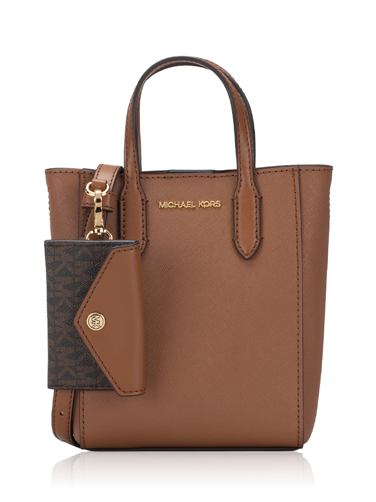 Vincent Saffiano XS Crossbody With Card Case Luggage