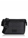 Men CV761 Signature Canvas District Crossbody Charcoal Black 