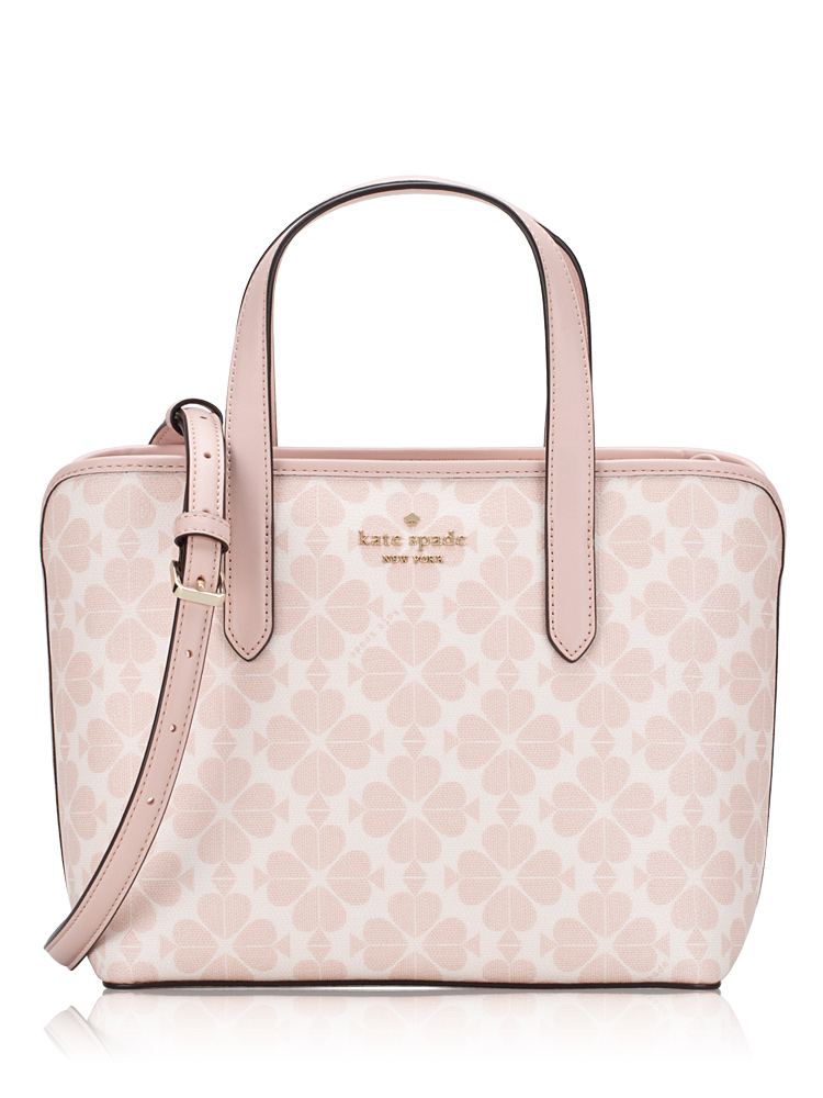 Signature Spade Flower Small Tote Rose Smoke