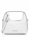 Ember Leather Small Messenger Optic White