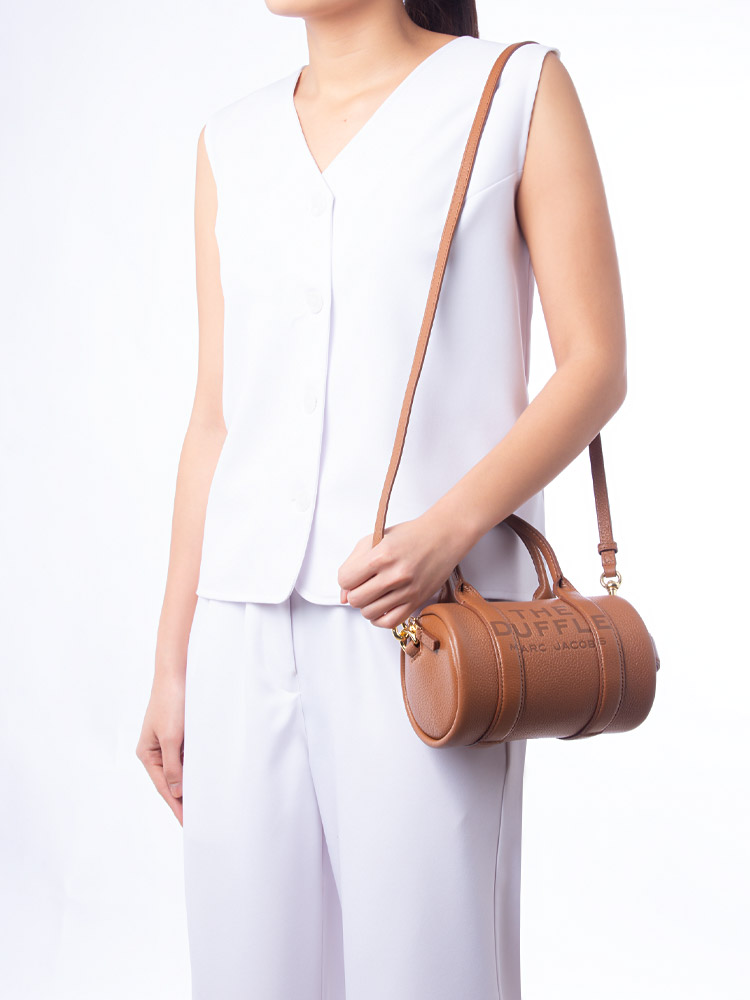 2S4HCR032H02 The Leather Mini Duffle Argan Oil