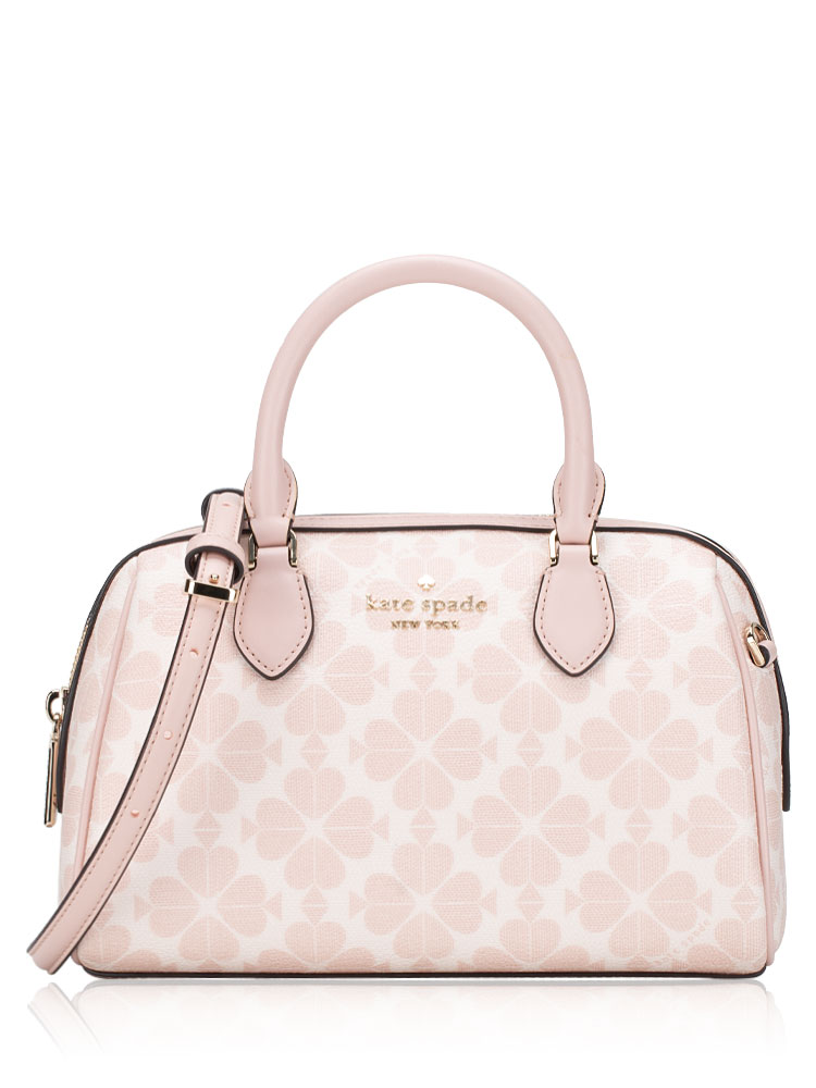 Signature Spade Flower Duffle Crossbody Rose Smoke