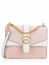 Signature Greenwich Small Flap Crossbody Powder Blush Multi