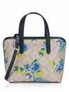 Flower Spade Floral Small Tote Blazer Blue