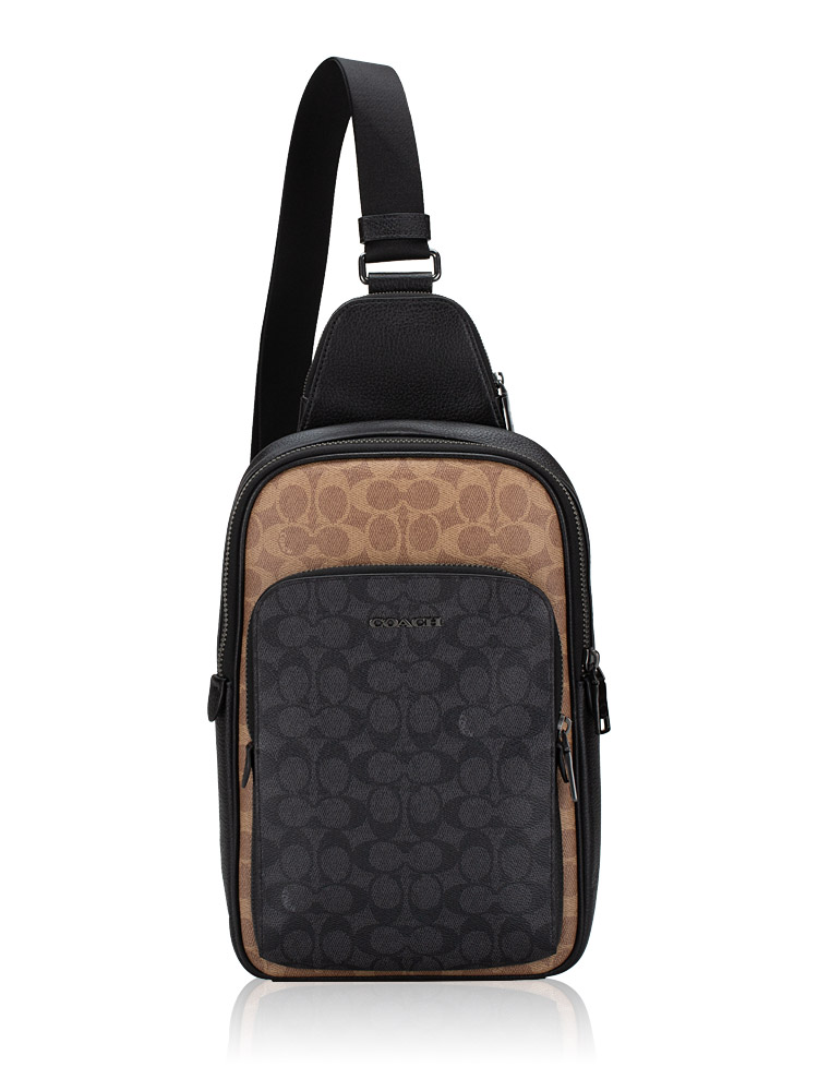 Men CW176 Ethan Signature Pack Tan Charcoal Black Gunmetal