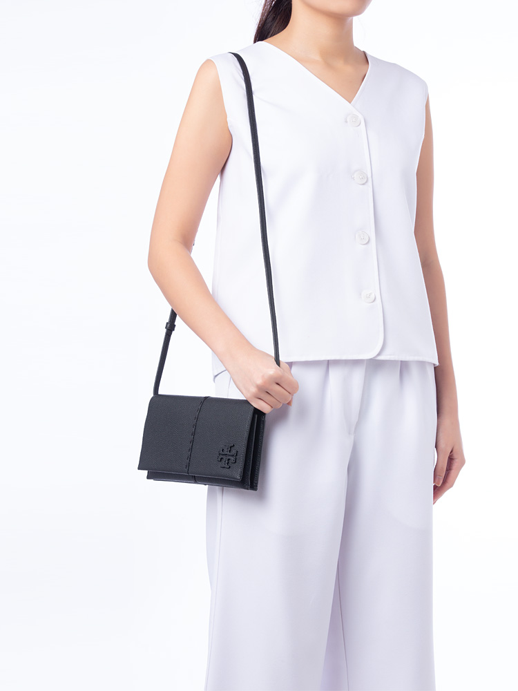 McGraw Wallet Crossbody Black
