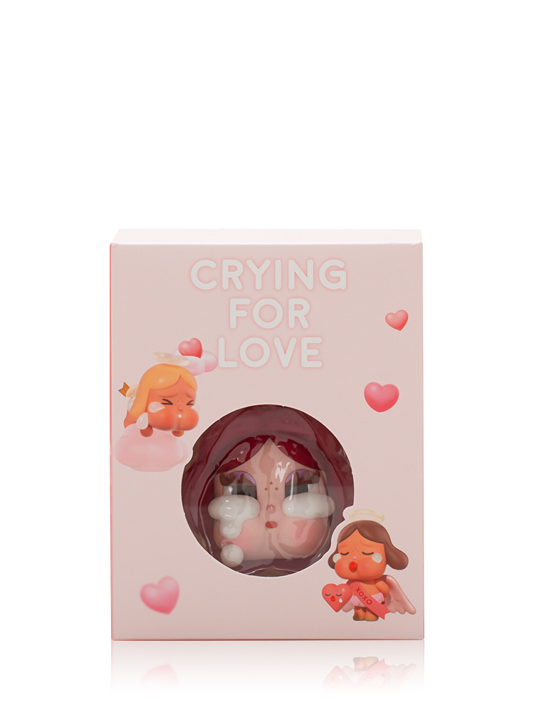 Crybaby Crying For Love Tears Bag Charm Rose Pendant