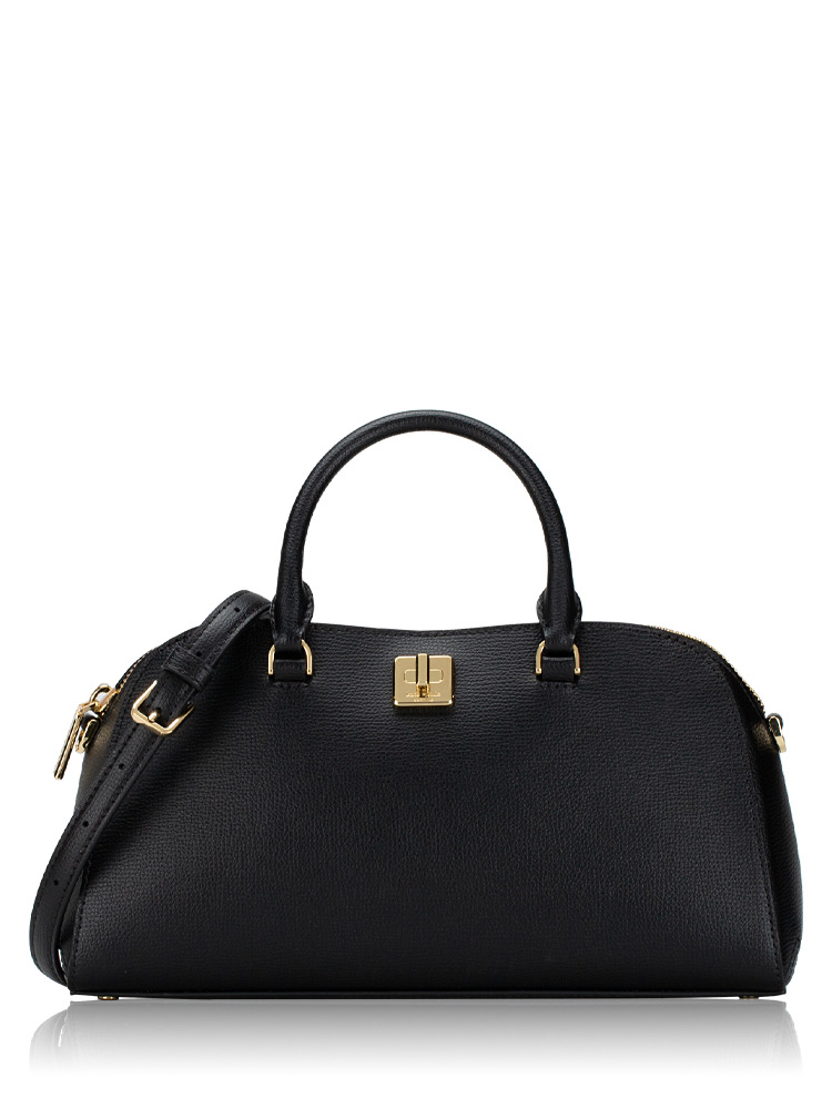 Phoebe East West Satchel Black