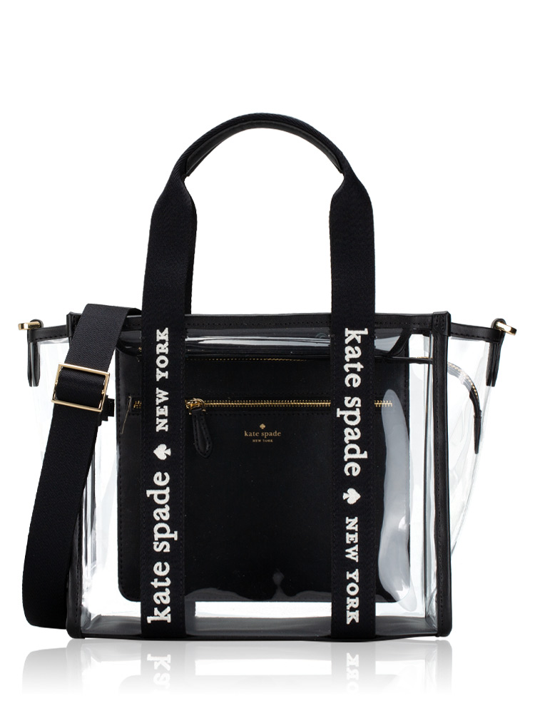 Kip Clear Small Tote Black