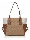 Signature Voyager Large EW Tote Camel Multi