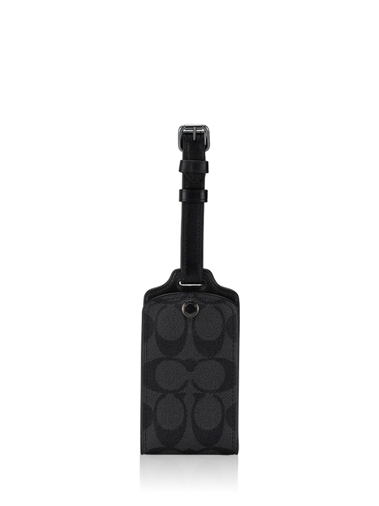 C1614 Signature Luggage Tag Charcoal