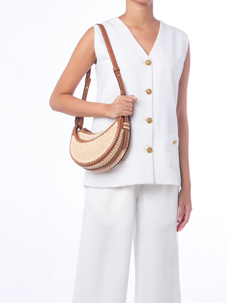 Raffia Numero Dix Brown