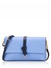 Knott Colorblocked Flap Chain Crossbody Genie Blue
