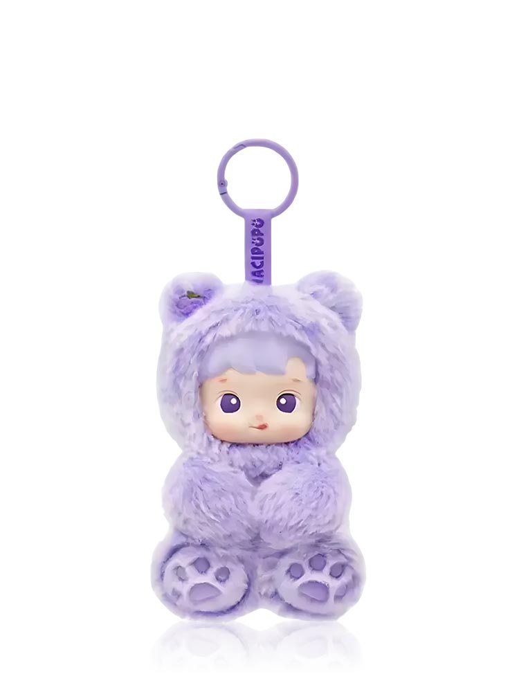 Hacipupu Gummy Bear Series Bag Charm Grape Flavor
