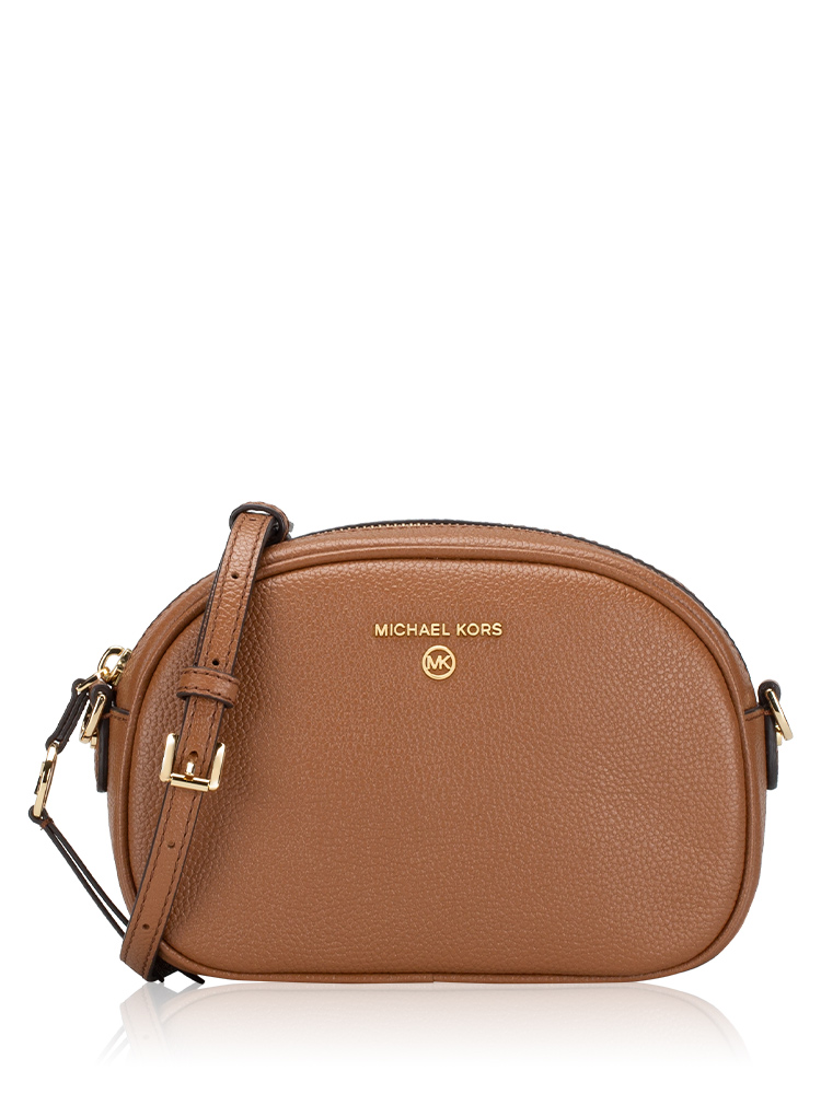 Jet Set Charm Leather Oval Small Camera Bag Luggage