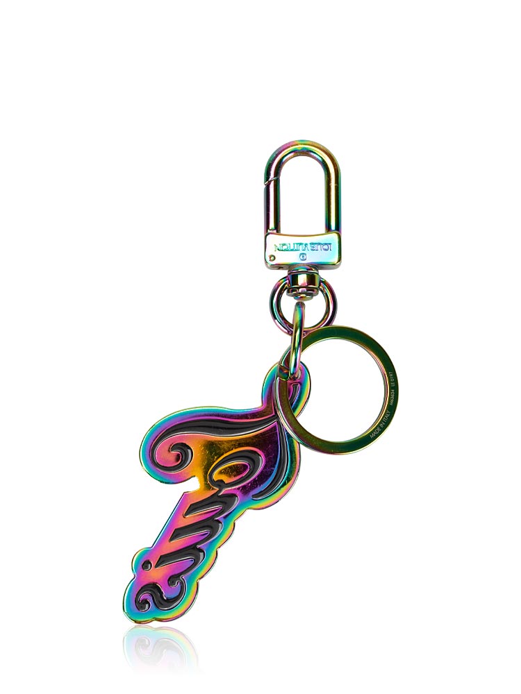 Iridescent Signature Bag Charm