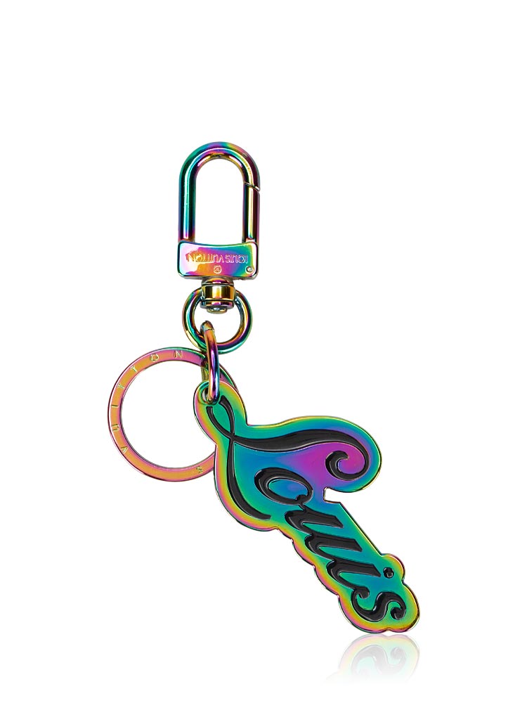 Iridescent Signature Bag Charm