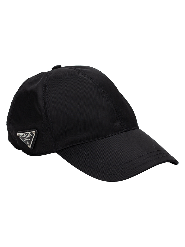 1HC274 Re-Nylon Baseball Cap Nero Sz M