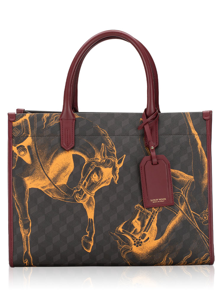 Cheval Spiaggia Tote Brown Saffron