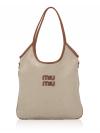 Canvas Ivy Tote Beige Brandy