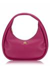 Kayla Crescent Shoulder Bag Dark Raspberry