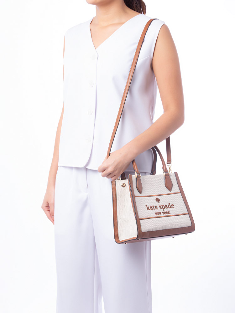 Ellie Canvas Small Tote Warm Ginger Multi
