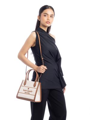 Ellie Canvas Small Tote Warm Ginger Multi