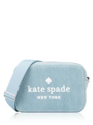 Oh Snap Colorblock Denim Camera Bag Blue Multi