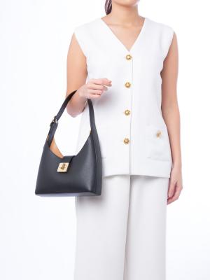 Phoebe Large Shoulder Bag Black