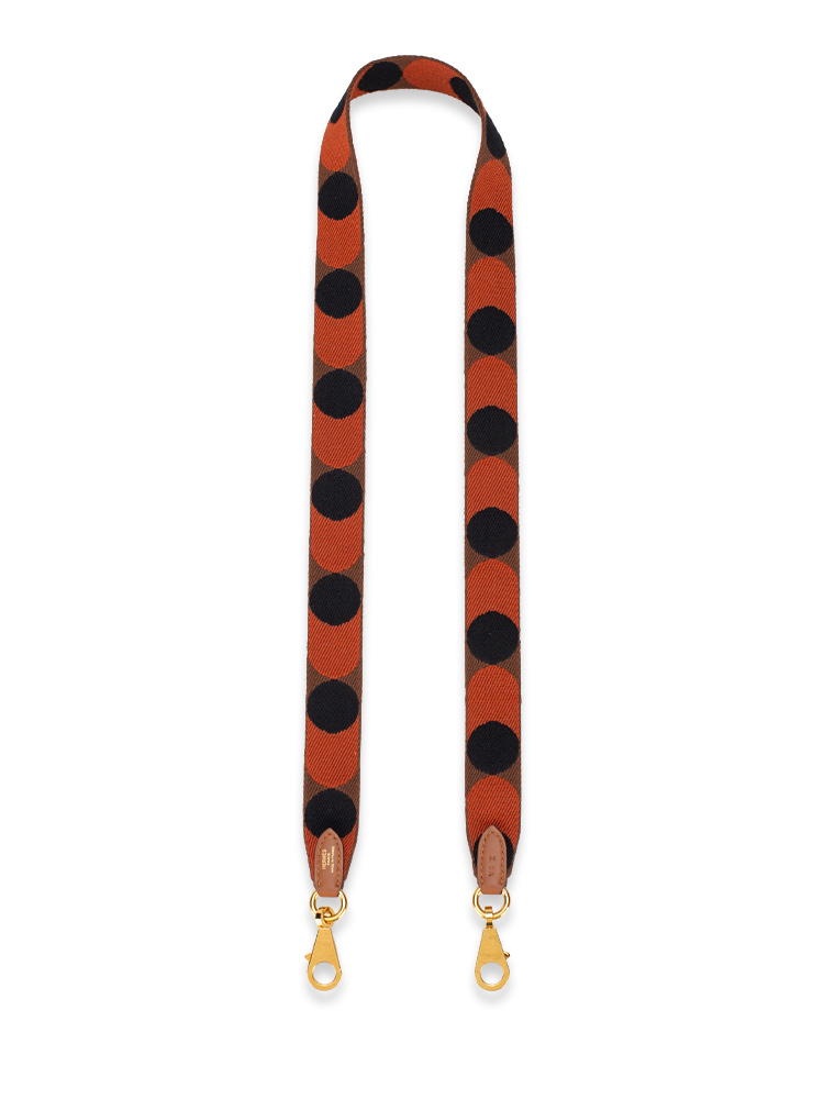 Toile Swift 25mm Sangle Flipperball Shoulder Strap Noisette Cuivre Gold